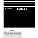 Komatsu D155AX-8 Dozer Service Manual - Image 2