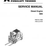 Mitsubishi FD60, FD70 Forklift Lift Truck Service Manual - Image 2