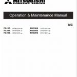 Mitsubishi FD20HS, FD25HS, FD30HS Forklift Lift Truck Service Manual - Image 2