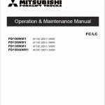 Mitsubishi FD100NM1, FD120NM1, FD135NM1, FD150ANM1 Forklift Service Manual - Image 2
