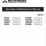 Mitsubishi FG40NB, FG45NB, FG50CNB, FG50NB, FG55NB Forklift Service Manual - Image 2