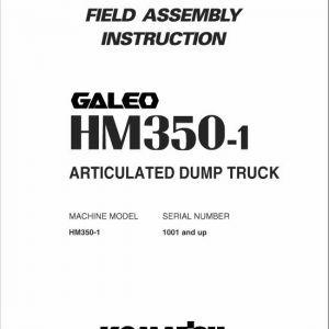 Komatsu HM350-1 Dump Truck Service Manual - Image 3