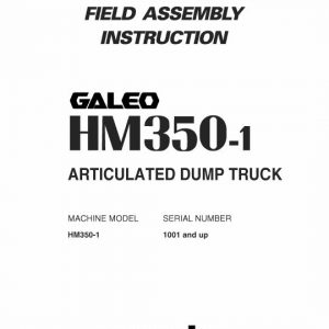 Komatsu HM350-1L Dump Truck Service Manual - Image 3