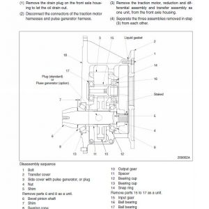 Mitsubishi FBC15K, FBC18K, FBC18KL Forklift Lift Truck Service Manual - Image 3