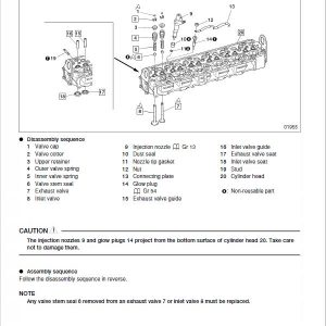 Mitsubishi FD100, FD115, FD135, FD150A Forklift Service Manual - Image 3