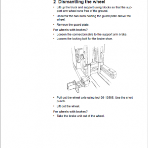 BT RR N, RR B, RR E, RR M Series Forklift Truck Service Manual - Image 4