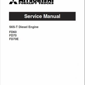 Mitsubishi FD60, FD70 Forklift Lift Truck Service Manual - Image 3