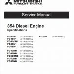 Mitsubishi FG40NB, FG45NB, FG50CNB, FG50NB, FG55NB Forklift Service Manual - Image 3