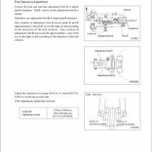 Mitsubishi FB16N, FB18N, FB20N Forklift Lift Truck Service Manual - Image 4