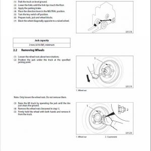 Mitsubishi FB16CPN, FB18CPN, FB16PN, FB18PN, FB20PN Forklift Service Manual - Image 4