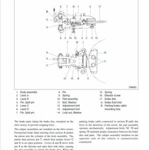 Mitsubishi FB16K, FB18K, FB20KC Forklift Lift Truck Service Manual - Image 4