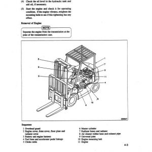 Mitsubishi FGC15, FGC18, FGC20, FGC25, FGC30 Forklift Service Manual - Image 4