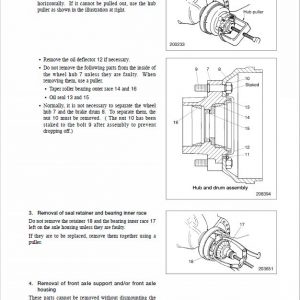 Mitsubishi FB30K, FB35K Forklift Lift Truck Service Manual - Image 5