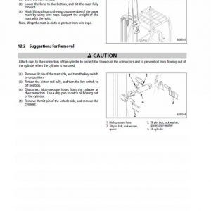 Mitsubishi FB16CPN, FB18CPN, FB16PN, FB18PN, FB20PN Forklift Service Manual - Image 5