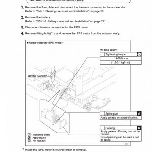 Mitsubishi FB10CA, FB10HCA, FB14CA, FB14HCA Forklift Service Manual - Image 5