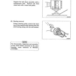 Mitsubishi FD100, FD115, FD135, FD150A Forklift Service Manual - Image 5