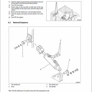 Mitsubishi FD70M Forklift Lift Truck Service Manual - Image 5