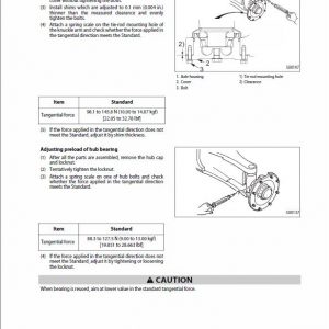 Mitsubishi FD100NM1, FD120NM1, FD135NM1, FD150ANM1 Forklift  Service Manual - Image 5