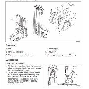 Mitsubishi FBC15N, FBC18N, FBC18LN Forklift Lift Truck Service Manual - Image 5