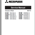 Mitsubishi FG25N, FG30N, FG35N Forklift Service Manual - Image 2