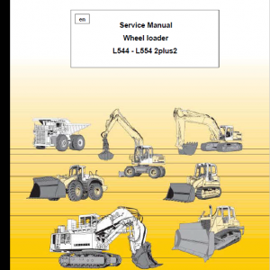 Liebherr L544, L554 2plus2 Wheel Loader Service Manual