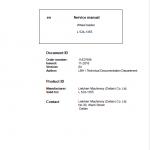 Liebherr L524 Type 1355 Wheel Loader Service Manual