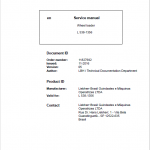Liebherr L538 Type 1356 Wheel Loader Service Manual