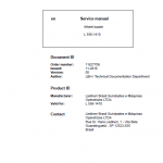 Liebherr L556 Type 1410 Wheel Loader Service Manual