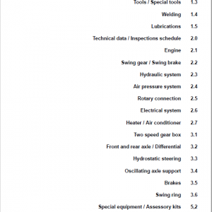 Liebherr A900, A902, A912, A922, A942 Hydraulic Excavator Service Manual - Image 2