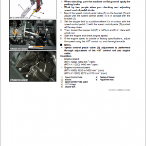 Kubota RTV-X900, RTV-X1120D Utility Vehicle Workshop Service Manual - Image 5