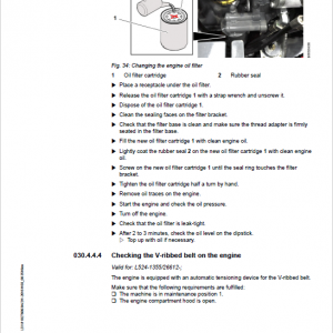 Liebherr L524 Type 1355 Wheel Loader Service Manual - Image 2