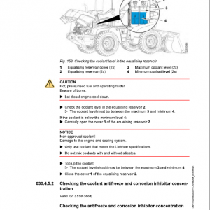 Liebherr L518 Type 1664 Wheel Loader Service Manual - Image 2