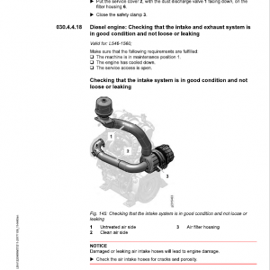 Liebherr L546 Type 1560 Wheel Loader Service Manual - Image 2