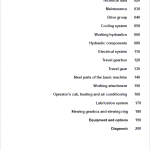 Liebherr R918, R920, R922, R924, R926, R936, R946, R950, R926 Compact Excavator Manual - Image 2