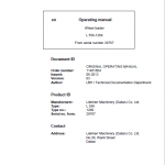 Liebherr L556 Type 1289 Wheel Loader Service Manual - Image 2