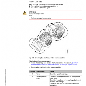 Liebherr L526 Type 1558 Wheel Loader Service Manual - Image 3