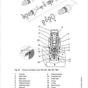 Liebherr A309, A311, A312, A314, A316, R313, R317 Litronic TCD Excavator Manual - Image 3