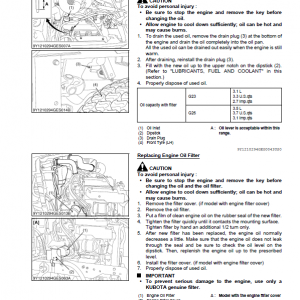 Kubota G23, G26 Mowers Workshop Service Manual - Image 3