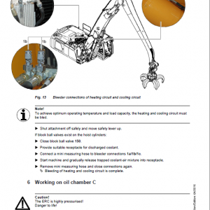 Liebherr LH120 ETG, LH150C, LH150 ETG Hydraulic Excavator Service Manual - Image 3