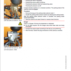 Liebherr L507S, L509S, L514 Wheel Loader Service Manual - Image 5