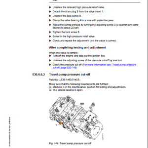 Liebherr L538 Type 1493 Wheel Loader Service Manual - Image 4