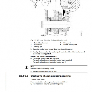 Liebherr L586 Type 1334 Wheel Loader Service Manual - Image 4