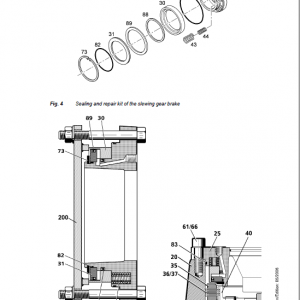 Liebherr A309, A311, A312, A314, A316, R313, R317 Litronic TCD Excavator Manual - Image 4