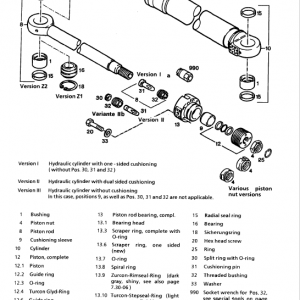 Liebherr R954, R954B, R954C, R964, R964B, R974B Litronic Excavator Service Manual - Image 4