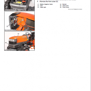 Kubota L4100 Tractor Service Manual - Image 5