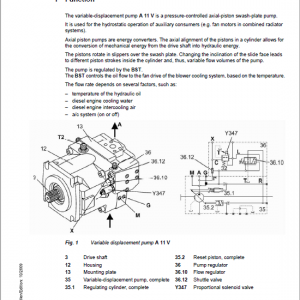 Liebherr R984C Litronic (High Rise & EW) Excavator Service Manual - Image 5