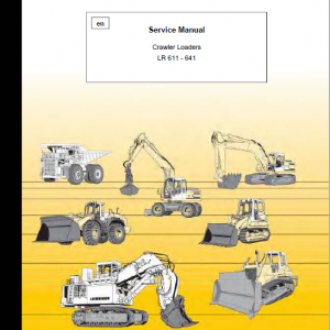 Liebherr LR 611, LR 621, LR 631, LR 641 Crawler Dozer Service Manual