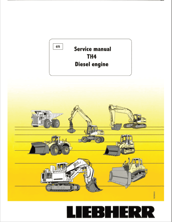 Liebherr D404 TH4, D405 TH4 Engine Service Manual