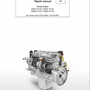 Liebherr D934 A7-03, D936 A7-03, D944 A7-03, D946 A7-03 Engine Service Manual