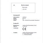 Liebherr L528 Type 1267 Wheel Loader Service Manual
